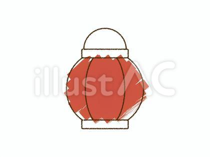 手描き祭り提灯