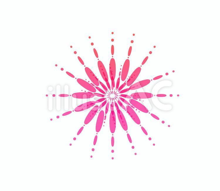 打ち上げ花火(赤) 花火,打ち上げ花火,花火大会のイラスト素材