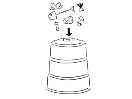 Image of compost drawn with a pencil, JPG and PNG Image of compost drawn with a pencil, compost, living, fertilizer, JPG and PNG