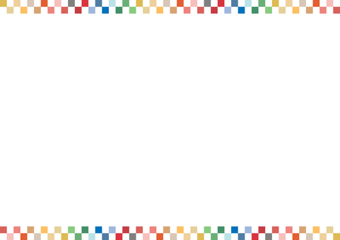 お正月のカラフルな市松模様のフレーム お正月,フレーム,背景,正月,年賀状,和柄,和風,枠,飾り枠,正方形のイラスト素材