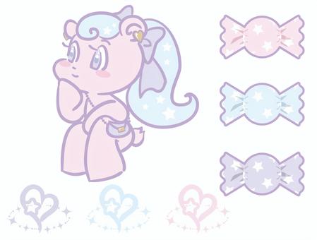 Illustration, yumekawa, cute dream, tiny, 