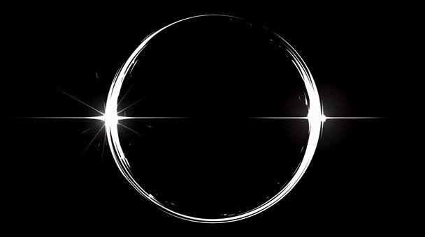 円を描く鋭い斬撃のイラスト素材２