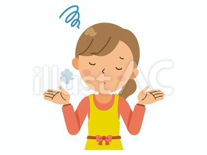 呆れるお母さん