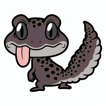 Illustration, gecko léopard, léopa, gecko, 