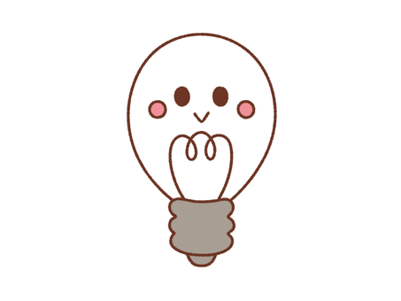 豆電球 手描きイラスト 無料イラストなら イラストac