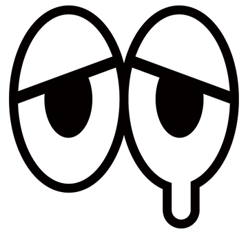 ポップなキャラクターの目　涙 目,涙,涙目,泣く,表情,瞳,ポップ,キャラクター,漫画,悲しいのイラスト素材