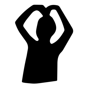 Playful pose, silhouette, monochrome, people, JPG, PNG and AI