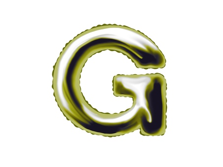 バルーン文字Gゴールド アルファベット,バルーン文字,風船,文字,かわいい,alphabet,gのイラスト素材