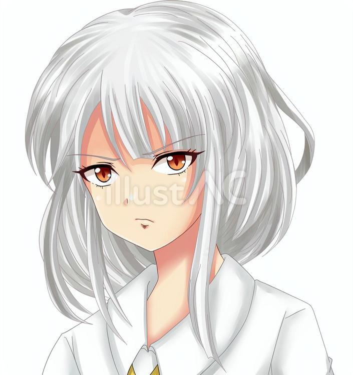怒ってる女の子 女の子,オリキャラ,萌えのイラスト素材