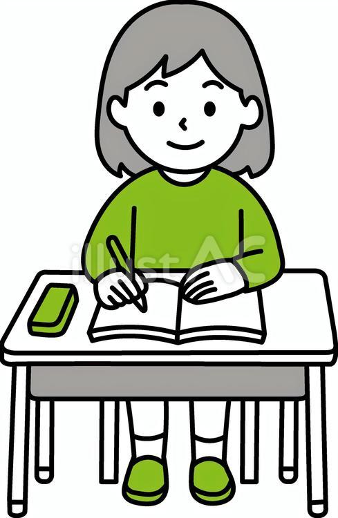 小学校の授業風景 小学校,授業,授業風景のイラスト素材