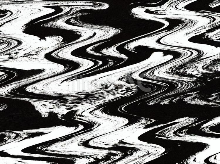 黒い波模様の背景 波,テクスチャ,背景のイラスト素材