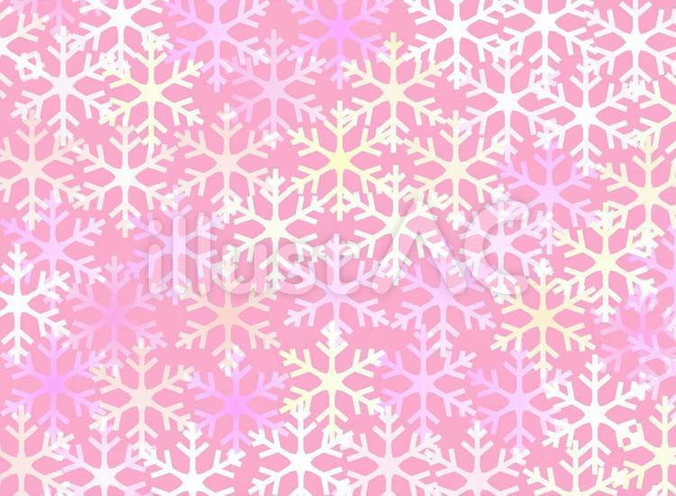 ピンク背景 雪の結晶模様 ピンク背景 雪の結晶模様 背景,ピンク,雪のイラスト素材