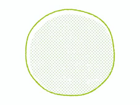 版画風丸フレーム08 フレーム,囲み,枠,囲み枠,背景枠,版画風,にじみ線,手書き,もこもこ,かわいいのイラスト素材