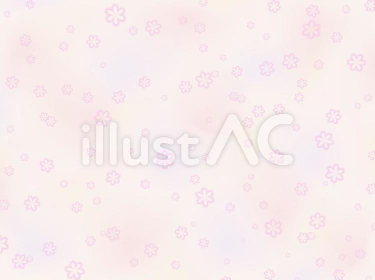 ピンク花の背景(PDF互換なし) ピンク,花,花柄のイラスト素材