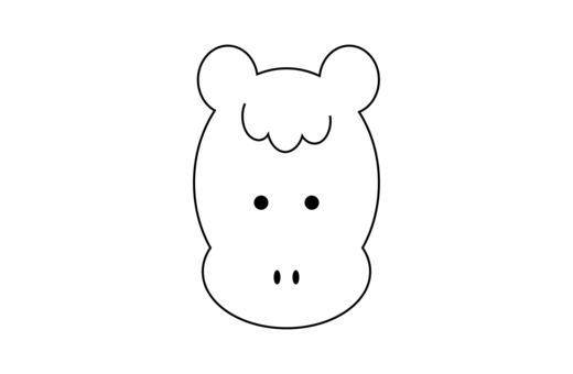 馬　シンプル