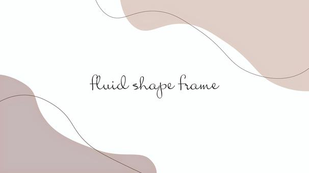 流体シェイプ背景　ベージュと茶色 背景,フレーム,流体シェイプ,動画背景,ポスター,広告,チラシ,おしゃれ,曲線,見出しのイラスト素材