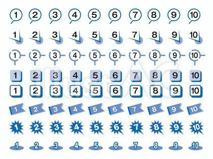 枠付き数字