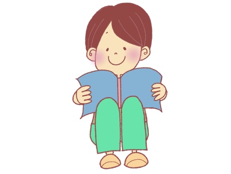 本を読む男の子 男の子,男,本,本を読む,読書,座るのイラスト素材