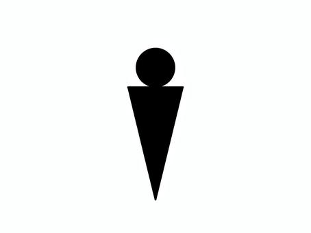 男性トイレのピクトグラム トイレ,男性,ピクトグラム,シルエット,シンボル,マーク,アイコン,男子トイレ,男性用トイレ,お手洗いのイラスト素材