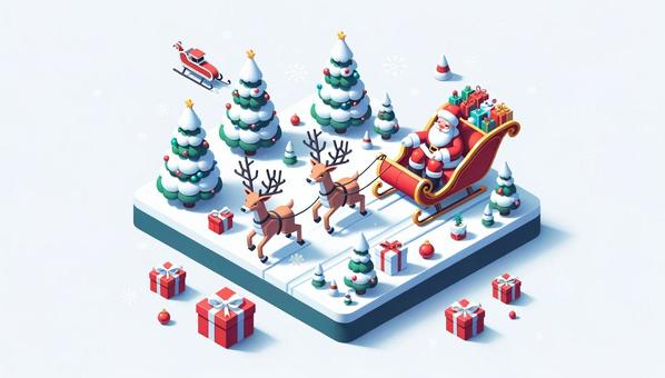 Christmas, reindeer and Santa Claus, JPG Christmas, reindeer and Santa Claus, santa claus, reindeer, santa, JPG