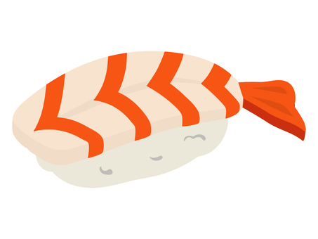 Shrimp sushi, , JPG, PNG and AI