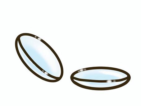 Illustration, contact lens, contact, myopia, 