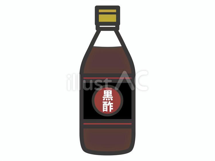 黒酢01 黒酢,調味料,アイコンのイラスト素材