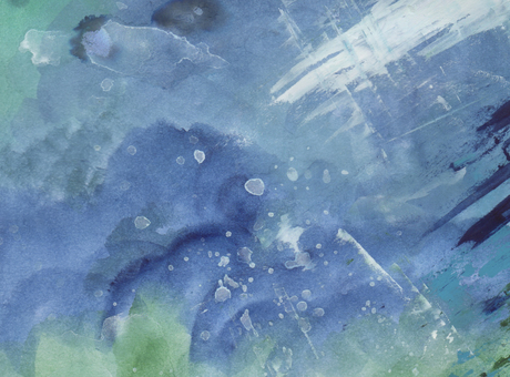 水彩くすみブルー 水彩,水彩絵の具,抽象画,抽象的,背景,壁紙,ペイント,にじみ,シック,大人のイラスト素材