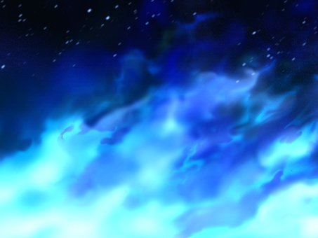焔彩の轟炎【2】 炎,青,白,バトル,エフェクト,背景素材,火の粉,web素材,ファンタジー,魔法のイラスト素材