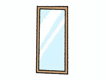 鏡 鏡,ボード,板,pop調,手描き,挿絵,ワンポイント,素材,商用可,無料のイラスト素材