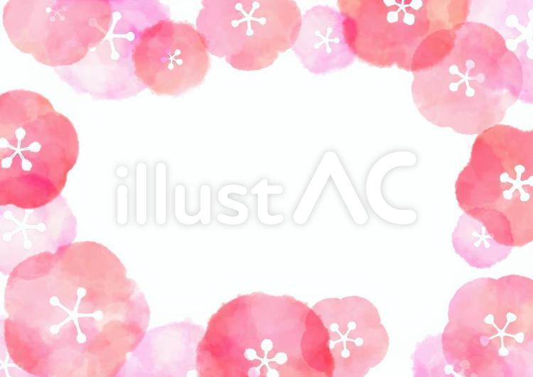 和風水彩 和風,和柄,和のイラスト素材