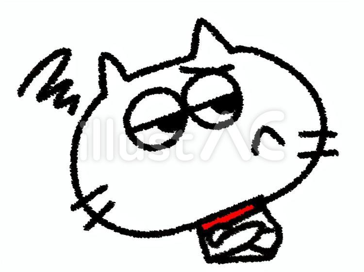 猫 猫,可愛い,pop調のイラスト素材