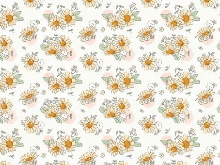flower180 花,背景,フローラル,シームレス,柄,デザイン,壁紙,花束,模様,ファッションのイラスト素材