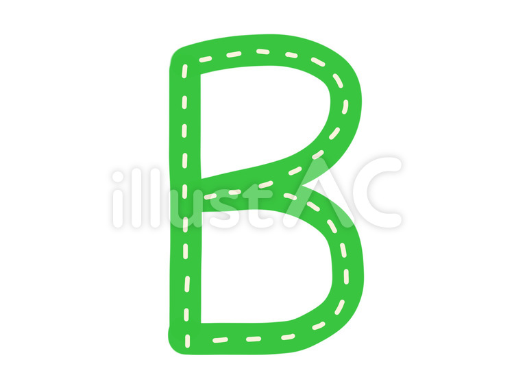 B型 b,b型,血液型のイラスト素材