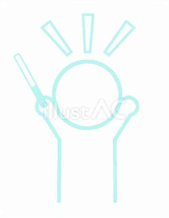 推し活中イラスト 推し活,ペンライト,ライトのイラスト素材