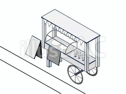 アイスクリームワゴンショップ