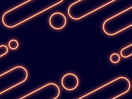 ネオンの斜め楕円メンフィス背景 オレンジ 背景,ネオン,フレーム,メンフィス,幾何学,図形,枠,オレンジ,ガーリー,見出しのイラスト素材