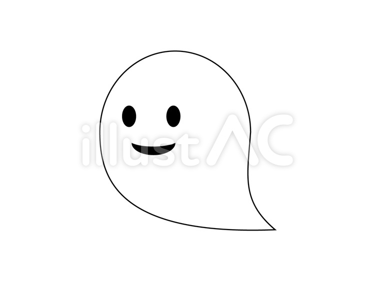 おばけ おばけ,お化け,ハロウィンのイラスト素材