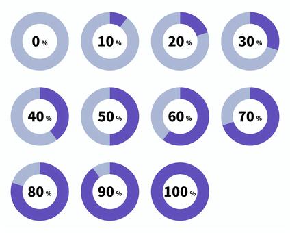 Illustration, pie chart, data, round, 