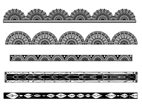 Lace / decorative line, JPG and PNG Lace / decorative line, race, black, cute, JPG and PNG