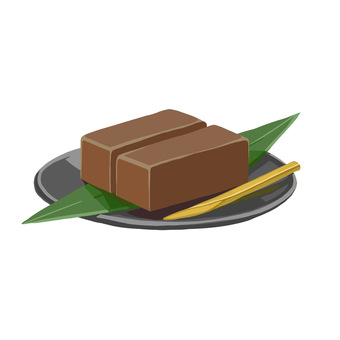 Yokan, JPG and PNG Yokan, kettle, japanese confectionery, sweets, JPG and PNG