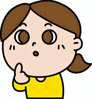 Woman icon wondering, JPG, PNG and AI Woman icon wondering, doubt, i do not understand, pause, JPG, PNG and AI