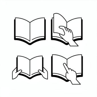 book_icon01 book_icon01 本,読書,アイコン,book,ページのイラスト素材
