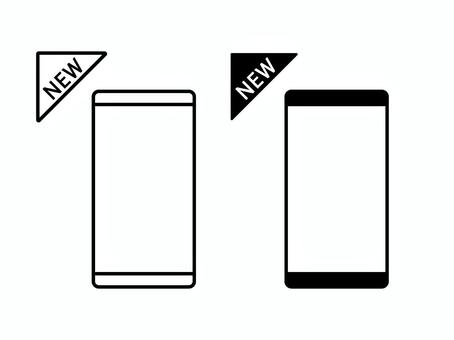 新機種のスマートフォン スマホ,スマートフォン,新しい,モデル,新モデル,新機種,新製品,新商品,アイコン,素材のイラスト素材
