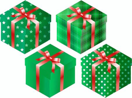 ai green gift box, , JPG, PNG and AI