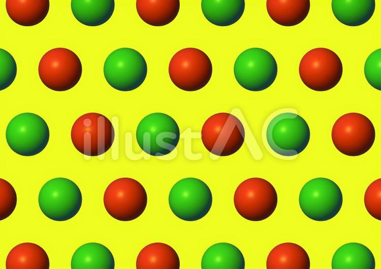 立体的な水玉模様（3D） ドット,水玉,ポップのイラスト素材