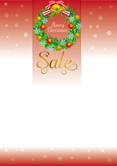 セールタイトル＜クリスマス6＞ クリスマス,セール,歳末セール,値下げ,バーゲン,プライスダウン,sale,売り出し,在庫処分,クリアランスセールのイラスト素材