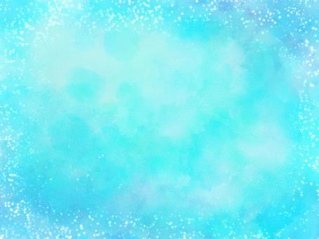 水色の水彩風背景素材