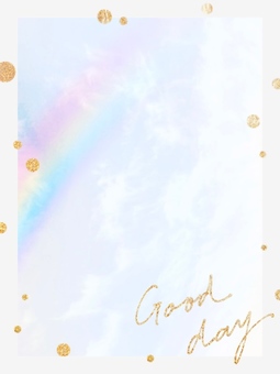 Clouds and rainbows in the sky, JPG Clouds and rainbows in the sky, , JPG