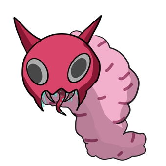 Illustration, creepy, parasite, monster, 